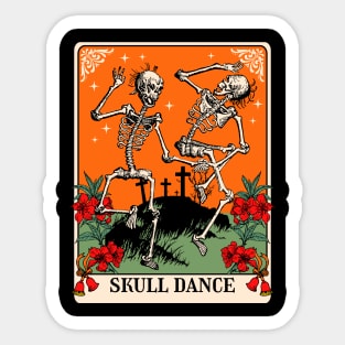 Halloween, halloween skull dance, skeleton, skull, skelly dance, skeleton dance Sticker